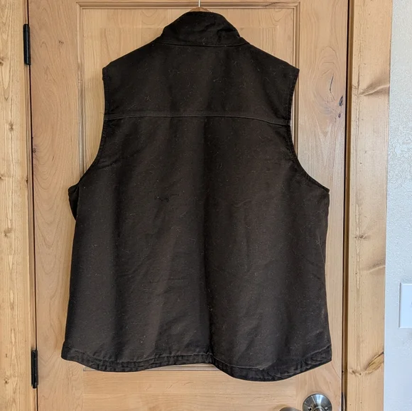Brown Sleeveless Work Vest - Picture 2 of 5
